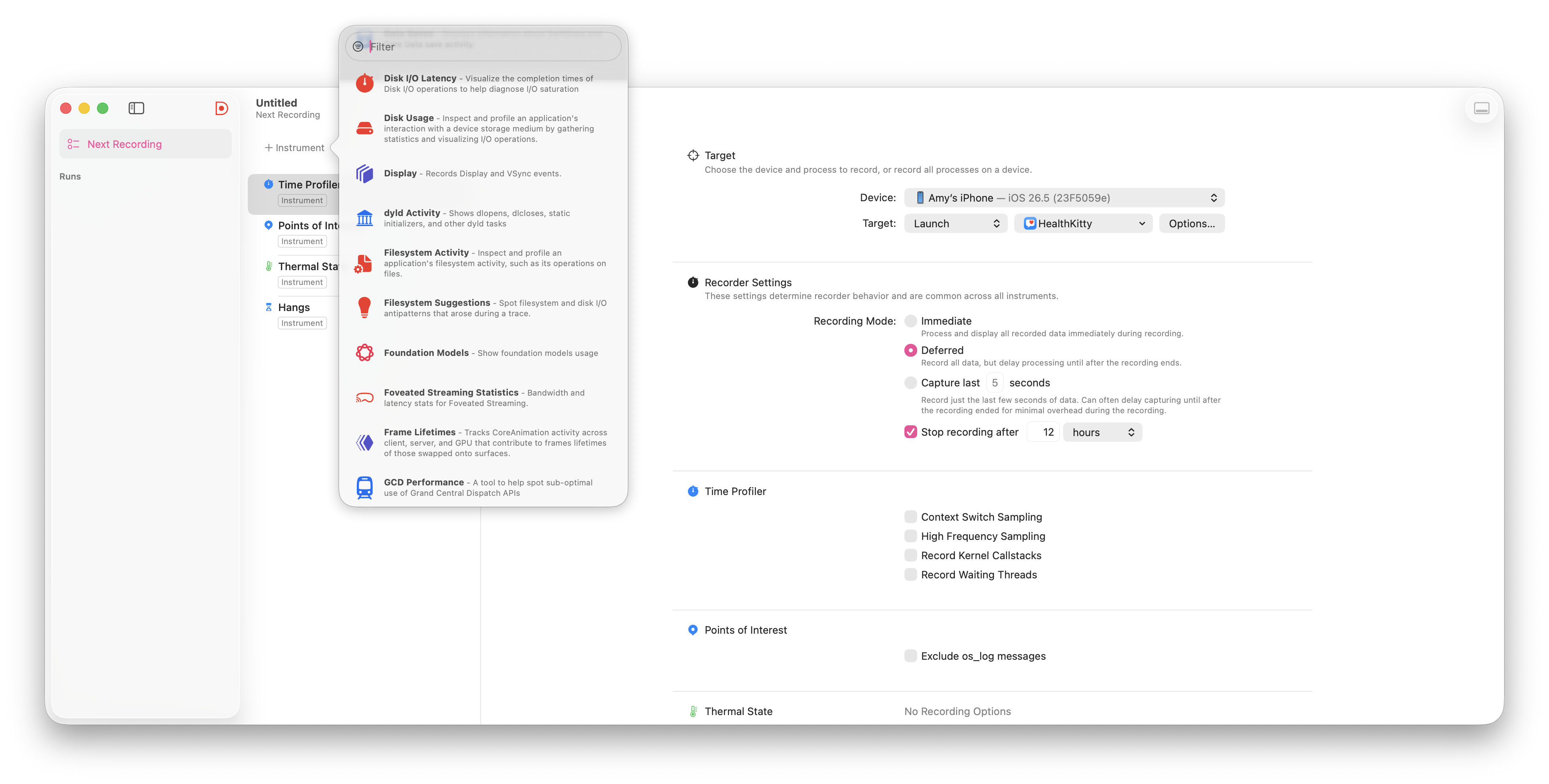 Add a new instrument
